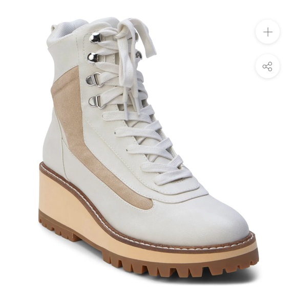 Coconuts by Matisse Summit Hiker Wedge Boot in Bone - Picture 2 of 6